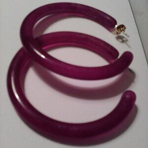 Everi Acrylic Hoops_Grape